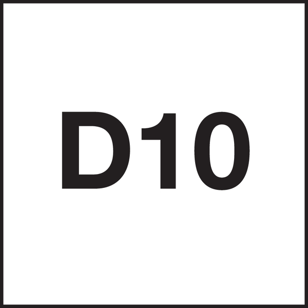 Gewinde Toleranzklasse: D10